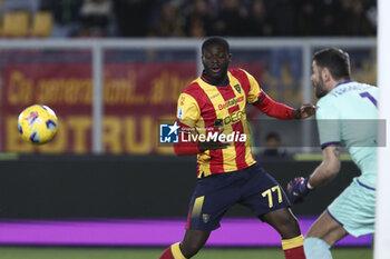 2024-02-02 - Mohamed Kaba (Lecce) in action - US LECCE VS ACF FIORENTINA - ITALIAN SERIE A - SOCCER