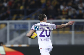 2024-02-02 - Andrea belletti (ACF Fiorentina) celebrate the goal scored by Rolando Mandragora (ACF Fiorentina) - US LECCE VS ACF FIORENTINA - ITALIAN SERIE A - SOCCER
