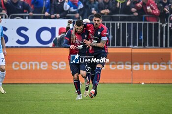 2024-02-10 - Gianluca Gaetano of Cagliari Calcio, Esultanza, Joy After scoring goal, - CAGLIARI CALCIO VS SS LAZIO - ITALIAN SERIE A - SOCCER