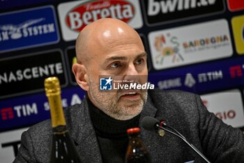 2024-02-10 - Tommaso Giulini President of Cagliari Calcio, Conferenza Stampa, Press Conference - CAGLIARI CALCIO VS SS LAZIO - ITALIAN SERIE A - SOCCER