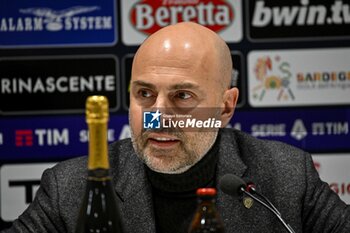 2024-02-10 - Tommaso Giulini President of Cagliari Calcio, Conferenza Stampa, Press Conference - CAGLIARI CALCIO VS SS LAZIO - ITALIAN SERIE A - SOCCER