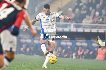 2024-02-11 - attempt to Gianluca Scamacca of Atalanta during Italian Serie A TIM match between Genoa CFC vs Atalanta BC on 11 february 2024 at the Stadio Luigi Ferraris, Genova - GENOA CFC VS ATALANTA BC - ITALIAN SERIE A - SOCCER