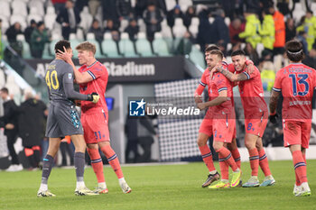 2024-02-12 - The players of Udinese Calcio celebrates the victory - JUVENTUS FC VS UDINESE CALCIO - ITALIAN SERIE A - SOCCER
