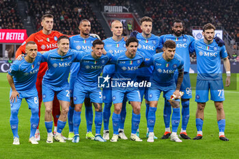 2024-02-11 - SSC Napoli team line up during Serie A 2023/24 football match between AC Milan and SSC Napoli at San Siro Stadium, Milan, Italy on February 11, 2024 - AC MILAN VS SSC NAPOLI - ITALIAN SERIE A - SOCCER