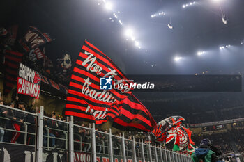2024-02-11 - AC Milan supporters seen during Serie A 2023/24 football match between AC Milan and SSC Napoli at San Siro Stadium, Milan, Italy on February 11, 2024 - AC MILAN VS SSC NAPOLI - ITALIAN SERIE A - SOCCER