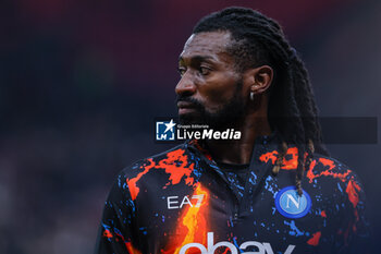 2024-02-11 - Andre Anguissa of SSC Napoli looks on during Serie A 2023/24 football match between AC Milan and SSC Napoli at San Siro Stadium, Milan, Italy on February 11, 2024 - AC MILAN VS SSC NAPOLI - ITALIAN SERIE A - SOCCER