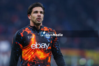 2024-02-11 - Giovanni Simeone of SSC Napoli looks on during Serie A 2023/24 football match between AC Milan and SSC Napoli at San Siro Stadium, Milan, Italy on February 11, 2024 - AC MILAN VS SSC NAPOLI - ITALIAN SERIE A - SOCCER
