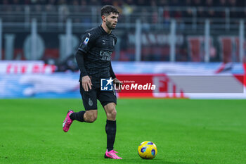 2024-02-11 - Christian Pulisic of AC Milan seen in action during Serie A 2023/24 football match between AC Milan and SSC Napoli at San Siro Stadium, Milan, Italy on February 11, 2024 - AC MILAN VS SSC NAPOLI - ITALIAN SERIE A - SOCCER