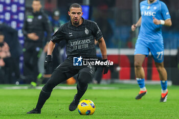 2024-02-11 - Ismael Bennacer of AC Milan seen in action during Serie A 2023/24 football match between AC Milan and SSC Napoli at San Siro Stadium, Milan, Italy on February 11, 2024 - AC MILAN VS SSC NAPOLI - ITALIAN SERIE A - SOCCER