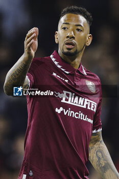2024-02-09 - Salernitana's German defender Jerome Boateng gesticulate during the Serie A football match between Unione Sportiva Salernitana vs Empoli at the Arechi Stadium in Salerno on February 09, 2024. - US SALERNITANA VS EMPOLI FC - ITALIAN SERIE A - SOCCER