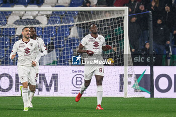 2024-02-10 - Duvan Zapata (Torino) celebrates after scoring the gol of 1-1 - US SASSUOLO VS TORINO FC - ITALIAN SERIE A - SOCCER