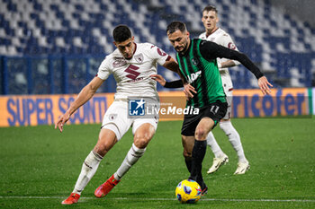 2024-02-10 - Nedim Bajrami (Sassuolo) and Adam Masina (Torino) - US SASSUOLO VS TORINO FC - ITALIAN SERIE A - SOCCER