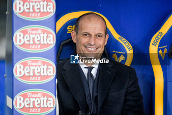 2024-02-17 - Juventus's Head Coach Massimiliano Allegri - HELLAS VERONA FC VS JUVENTUS FC - ITALIAN SERIE A - SOCCER