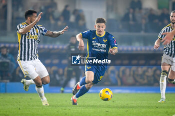 2024-02-17 - Verona's Tomas Suslov in action - HELLAS VERONA FC VS JUVENTUS FC - ITALIAN SERIE A - SOCCER