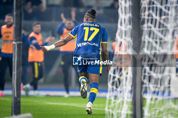 2024-02-17 - Verona's Tijjani Noslin celebrates after scoring a goal - HELLAS VERONA FC VS JUVENTUS FC - ITALIAN SERIE A - SOCCER