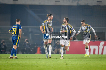 2024-02-17 - Juventus's Manuel Locatelli celebrates after scoring a goal - HELLAS VERONA FC VS JUVENTUS FC - ITALIAN SERIE A - SOCCER