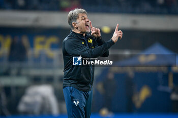 2024-02-17 - Hellas Verona's Head Coach Marco Baroni portrait gesturing - HELLAS VERONA FC VS JUVENTUS FC - ITALIAN SERIE A - SOCCER