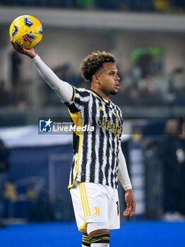 2024-02-17 - Juventus's Weston McKennie portrait in action - HELLAS VERONA FC VS JUVENTUS FC - ITALIAN SERIE A - SOCCER