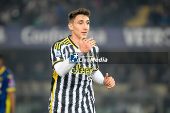 2024-02-17 - Juventus's Andrea Cambiaso portrait - HELLAS VERONA FC VS JUVENTUS FC - ITALIAN SERIE A - SOCCER