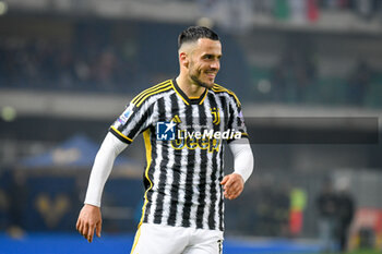 2024-02-17 - Juventus's Filip Kostic portrait - HELLAS VERONA FC VS JUVENTUS FC - ITALIAN SERIE A - SOCCER