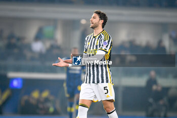 2024-02-17 - Juventus's Manuel Locatelli portrait reacting - HELLAS VERONA FC VS JUVENTUS FC - ITALIAN SERIE A - SOCCER