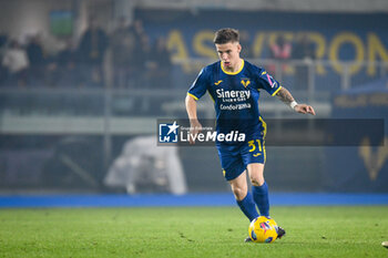 2024-02-17 - Verona's Tomas Suslov portrait in action - HELLAS VERONA FC VS JUVENTUS FC - ITALIAN SERIE A - SOCCER