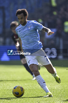 2024-02-18 - Felipe Anderson of S.S. Lazio during the 25th day of the Serie A Championship between S.S. Lazio vs Bologna F.C. 1909, 18 February 2024 at the Olympic Stadium in Rome. - SS LAZIO VS BOLOGNA FC - ITALIAN SERIE A - SOCCER