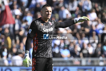 2024-02-18 - Lukasz Skorupski of Bologna F.C. during the 25th day of the Serie A Championship between S.S. Lazio vs Bologna F.C. 1909, 18 February 2024 at the Olympic Stadium in Rome. - SS LAZIO VS BOLOGNA FC - ITALIAN SERIE A - SOCCER