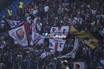 2024-02-18 - Supporters of Bologna F.C. 1909 during the 25th day of the Serie A Championship between S.S. Lazio vs Bologna F.C. 1909, 18 February 2024 at the Olympic Stadium in Rome. - SS LAZIO VS BOLOGNA FC - ITALIAN SERIE A - SOCCER