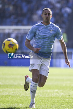 2024-02-18 - Adam Marusic of S.S. Lazio during the 25th day of the Serie A Championship between S.S. Lazio vs Bologna F.C. 1909, 18 February 2024 at the Olympic Stadium in Rome. - SS LAZIO VS BOLOGNA FC - ITALIAN SERIE A - SOCCER