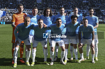 2024-02-18 - S.S. Lazio players pose for a team photo during the 25th day of the Serie A Championship between S.S. Lazio vs Bologna F.C. 1909, 18 February 2024 at the Olympic Stadium in Rome. - SS LAZIO VS BOLOGNA FC - ITALIAN SERIE A - SOCCER