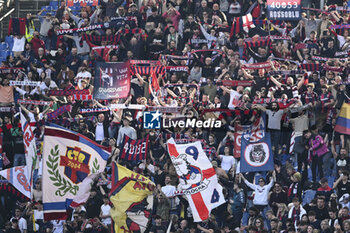 2024-02-18 - Supporters of Bologna F.C. 1909during the 25th day of the Serie A Championship between S.S. Lazio vs Bologna F.C. 1909, 18 February 2024 at the Olympic Stadium in Rome. - SS LAZIO VS BOLOGNA FC - ITALIAN SERIE A - SOCCER