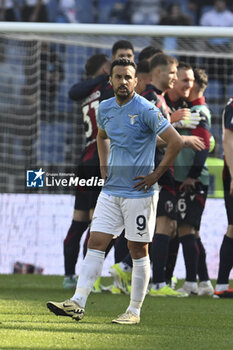 2024-02-18 - Pedro of S.S. Lazio during the 25th day of the Serie A Championship between S.S. Lazio vs Bologna F.C. 1909, 18 February 2024 at the Olympic Stadium in Rome. - SS LAZIO VS BOLOGNA FC - ITALIAN SERIE A - SOCCER