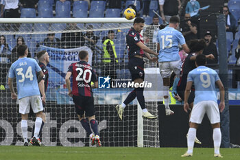 2024-02-18 - Nicolo' Casale of S.S. Lazio during the 25th day of the Serie A Championship between S.S. Lazio vs Bologna F.C. 1909, 18 February 2024 at the Olympic Stadium in Rome. - SS LAZIO VS BOLOGNA FC - ITALIAN SERIE A - SOCCER