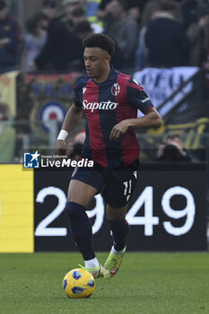 2024-02-18 - Dan Ndoye of Bologna F.C. during the 25th day of the Serie A Championship between S.S. Lazio vs Bologna F.C. 1909, 18 February 2024 at the Olympic Stadium in Rome. - SS LAZIO VS BOLOGNA FC - ITALIAN SERIE A - SOCCER