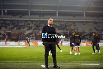2024-02-16 - The president of Us Lecce mr. Saverio Sticchi Damiani during the Italia Serie A, football match between Torino Fc and Us Lecce on 16 February 2024 at Stadio Olimpico Grande Torino, Turin Italy. Photo Nderim Kaceli - TORINO FC VS US LECCE - ITALIAN SERIE A - SOCCER