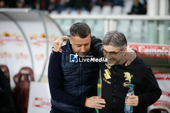 2024-02-16 - Roberto D'Aversa manager of Us Lecce and Ivan Juric manager of Torino Fc during the Italia Serie A, football match between Torino Fc and Us Lecce on 16 February 2024 at Stadio Olimpico Grande Torino, Turin Italy. Photo Nderim Kaceli - TORINO FC VS US LECCE - ITALIAN SERIE A - SOCCER