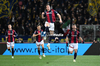 2024-02-23 - Giovanni Fabbian (Bologna Fc) celebrating his goal - BOLOGNA FC VS HELLAS VERONA FC - ITALIAN SERIE A - SOCCER