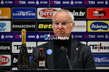 2024-02-25 - Claudio Ranieri Mister of Cagliari Calcio, Conferenza Stampa, Press Conference - CAGLIARI CALCIO VS SSC NAPOLI - ITALIAN SERIE A - SOCCER
