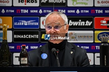 2024-02-25 - Claudio Ranieri Mister of Cagliari Calcio, Conferenza Stampa, Press Conference - CAGLIARI CALCIO VS SSC NAPOLI - ITALIAN SERIE A - SOCCER