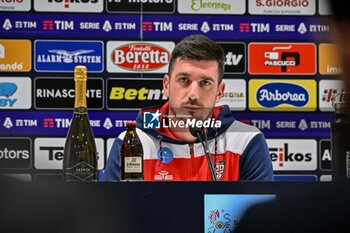 2024-02-25 - Simone Scuffet of Cagliari Calcio, Conferenza Stampa, Press Conference - CAGLIARI CALCIO VS SSC NAPOLI - ITALIAN SERIE A - SOCCER