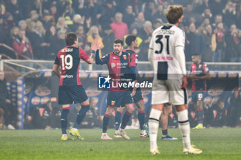 2024-02-24 - Genoa CFC celebrates scoring second goal to make the score 2-0 during Italian Serie A TIM match between Genoa CFC and Udinese Calcio at Stadio Luigi Ferraris, Genova - GENOA CFC VS UDINESE CALCIO - ITALIAN SERIE A - SOCCER