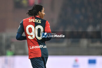 2024-02-24 - Spence of Genoa during Italian Serie A TIM match between Genoa CFC and Udinese Calcio at Stadio Luigi Ferraris, Genova - GENOA CFC VS UDINESE CALCIO - ITALIAN SERIE A - SOCCER