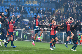 2024-02-24 - Genoa CFC celebrates the victory after Italian Serie A TIM match between Genoa CFC and Udinese Calcio at Stadio Luigi Ferraris, Genova - GENOA CFC VS UDINESE CALCIO - ITALIAN SERIE A - SOCCER