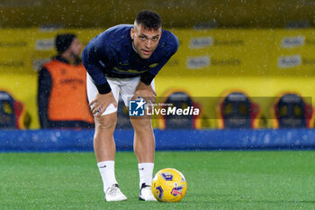 2024-02-25 - Lautaro Martinez of FC Inter warms up - US LECCE VS INTER - FC INTERNAZIONALE - ITALIAN SERIE A - SOCCER