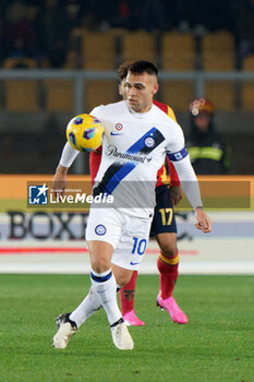 2024-02-25 - Lautaro Martinez of FC Inter - US LECCE VS INTER - FC INTERNAZIONALE - ITALIAN SERIE A - SOCCER