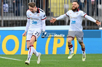 2024-03-03 - Cagliari Calcio's midfielder Jakub Jankto celebrates after scoring a goal - EMPOLI FC VS CAGLIARI CALCIO - ITALIAN SERIE A - SOCCER