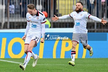 2024-03-03 - Cagliari Calcio's midfielder Jakub Jankto celebrates after scoring a goal - EMPOLI FC VS CAGLIARI CALCIO - ITALIAN SERIE A - SOCCER