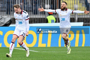 2024-03-03 - Cagliari Calcio's midfielder Jakub Jankto celebrates after scoring a goal - EMPOLI FC VS CAGLIARI CALCIO - ITALIAN SERIE A - SOCCER