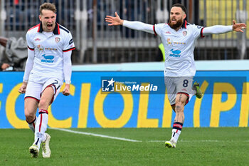 2024-03-03 - Cagliari Calcio's midfielder Jakub Jankto celebrates after scoring a goal - EMPOLI FC VS CAGLIARI CALCIO - ITALIAN SERIE A - SOCCER